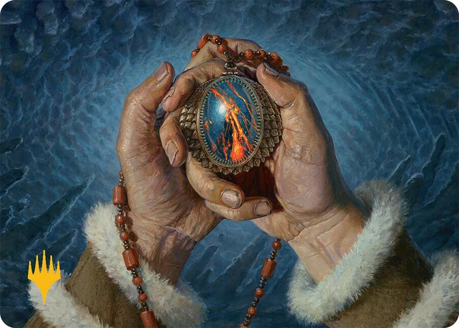 Mox Jasper Art Card (28/54) (Gold-Stamped) [Tarkir: Dragonstorm Art Series] | Galactic Gamez