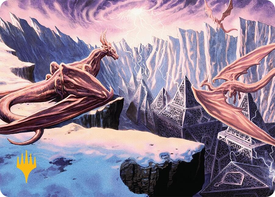 Maelstrom of the Spirit Dragon (42/54) (Gold-Stamped) [Tarkir: Dragonstorm Art Series] | Galactic Gamez