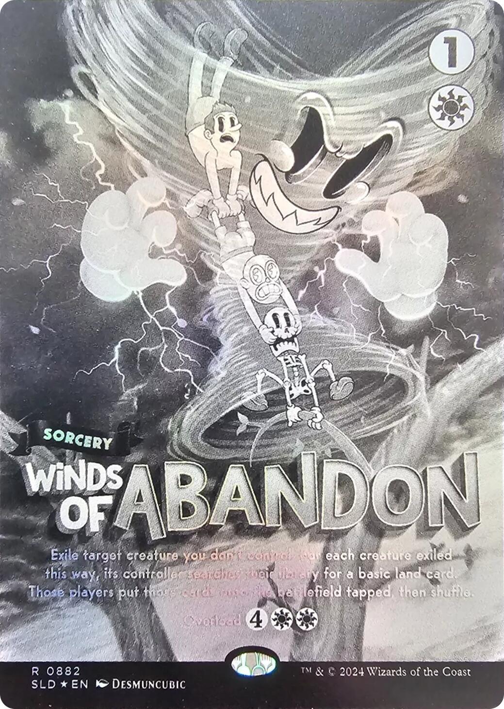 Winds of Abandon (Black & White Foil) [Secret Lair Drop Series] | Galactic Gamez