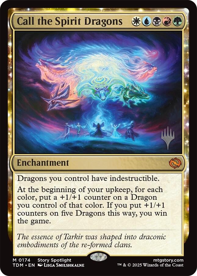 Call the Spirit Dragons [Tarkir: Dragonstorm Promos] | Galactic Gamez