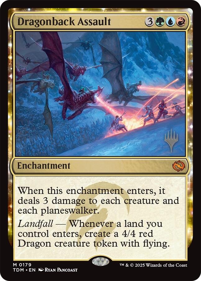 Dragonback Assault [Tarkir: Dragonstorm Promos] | Galactic Gamez