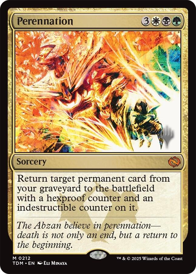 Perennation [Tarkir: Dragonstorm Promos] | Galactic Gamez