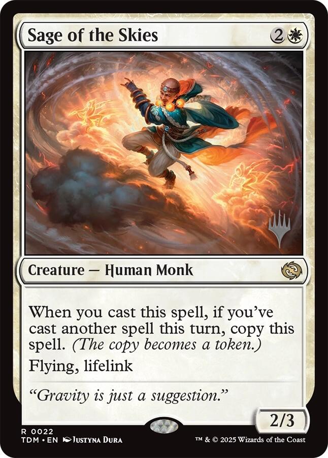 Sage of the Skies [Tarkir: Dragonstorm Promos] | Galactic Gamez