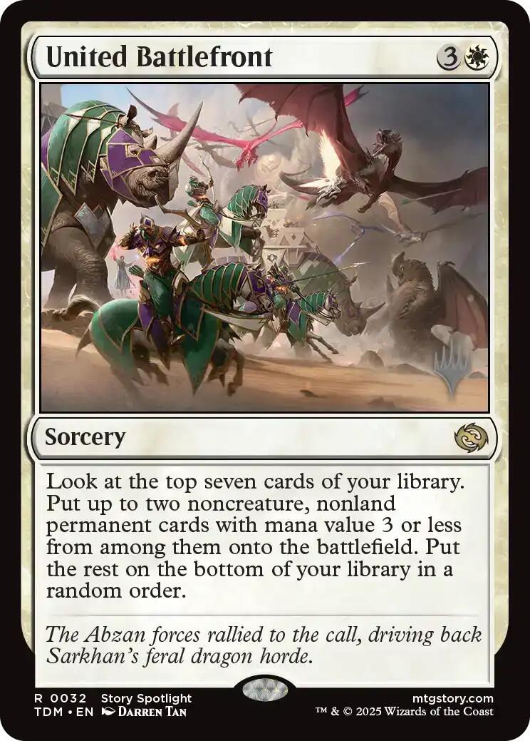 United Battlefront [Tarkir: Dragonstorm Promos] | Galactic Gamez
