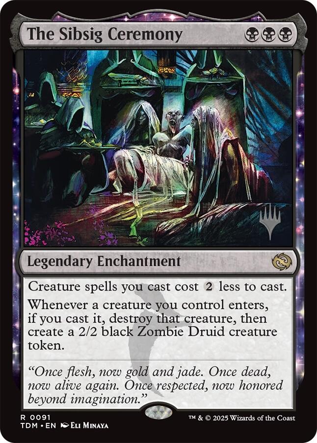 The Sibsig Ceremony [Tarkir: Dragonstorm Promos] | Galactic Gamez