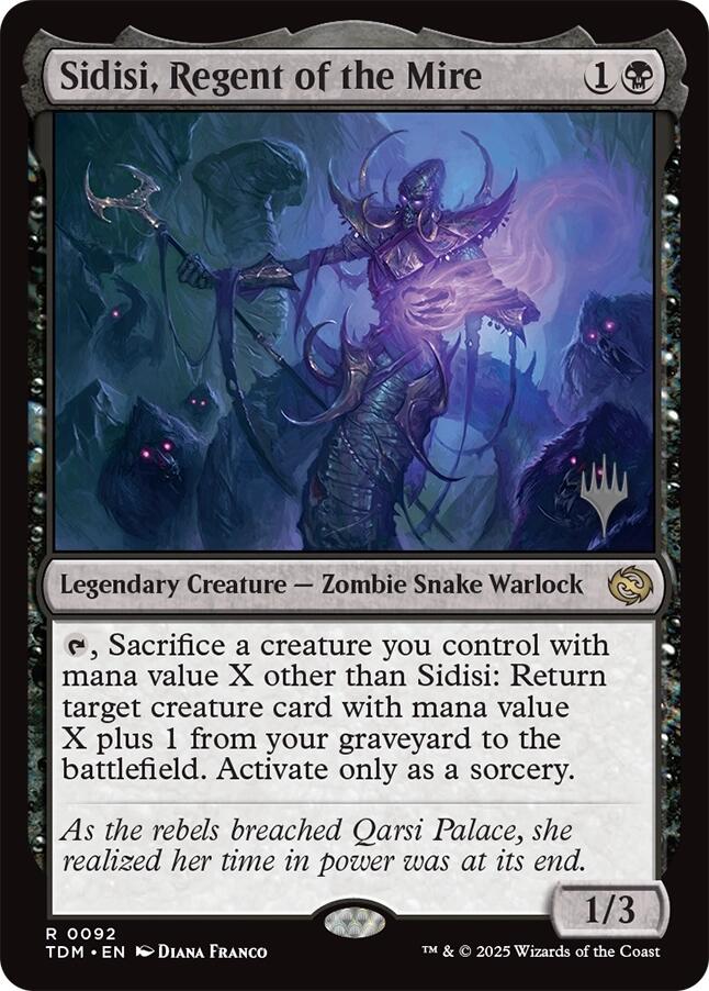 Sidisi, Regent of the Mire [Tarkir: Dragonstorm Promos] | Galactic Gamez