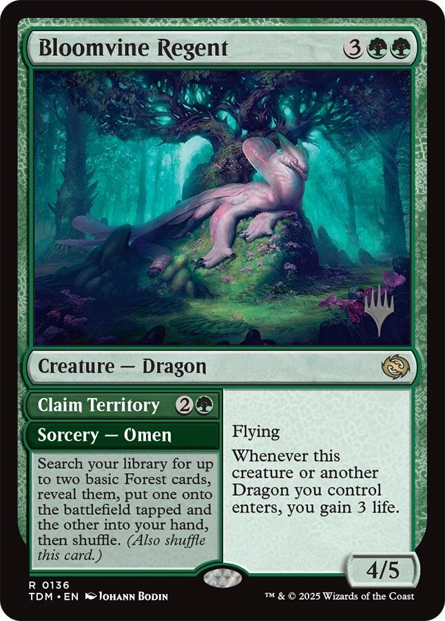 Bloomvine Regent [Tarkir: Dragonstorm Promos] | Galactic Gamez
