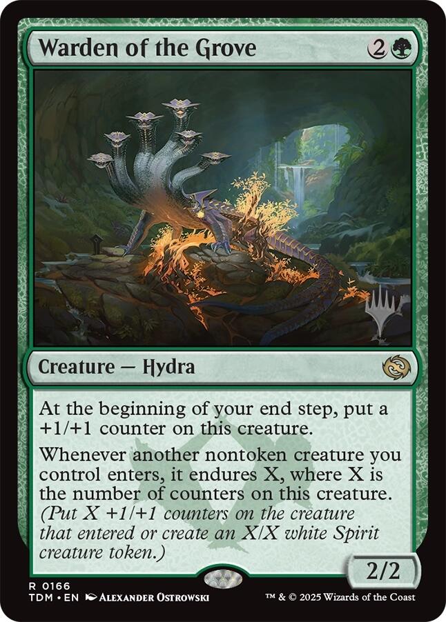 Warden of the Grove [Tarkir: Dragonstorm Promos] | Galactic Gamez