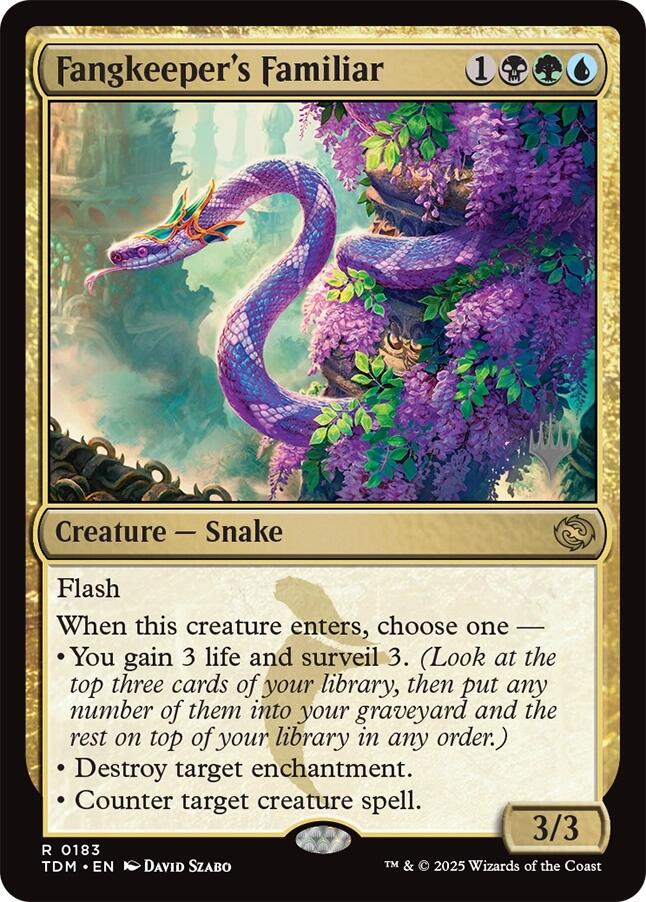 Fangkeeper's Familiar [Tarkir: Dragonstorm Promos] | Galactic Gamez
