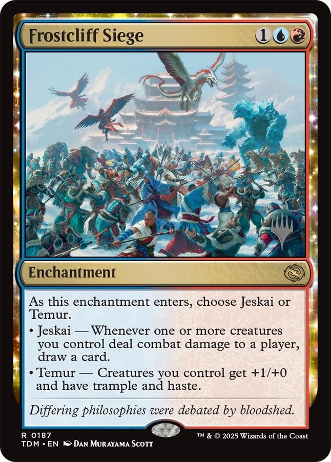 Frostcliff Siege [Tarkir: Dragonstorm Promos] | Galactic Gamez