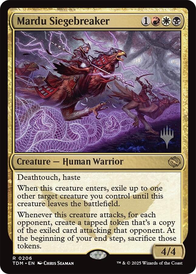Mardu Siegebreaker [Tarkir: Dragonstorm Promos] | Galactic Gamez