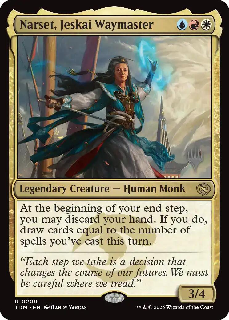 Narset, Jeskai Waymaster [Tarkir: Dragonstorm Promos] | Galactic Gamez