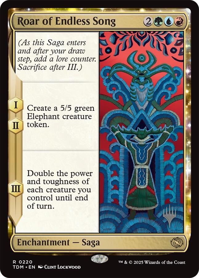 Roar of Endless Song [Tarkir: Dragonstorm Promos] | Galactic Gamez