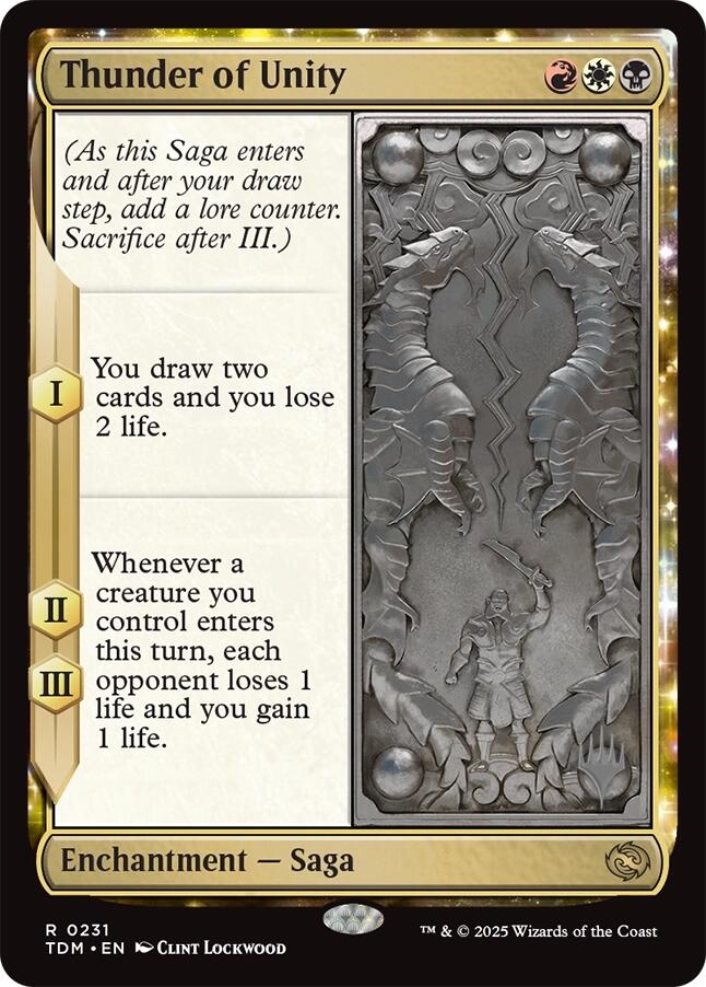 Thunder of Unity [Tarkir: Dragonstorm Promos] | Galactic Gamez