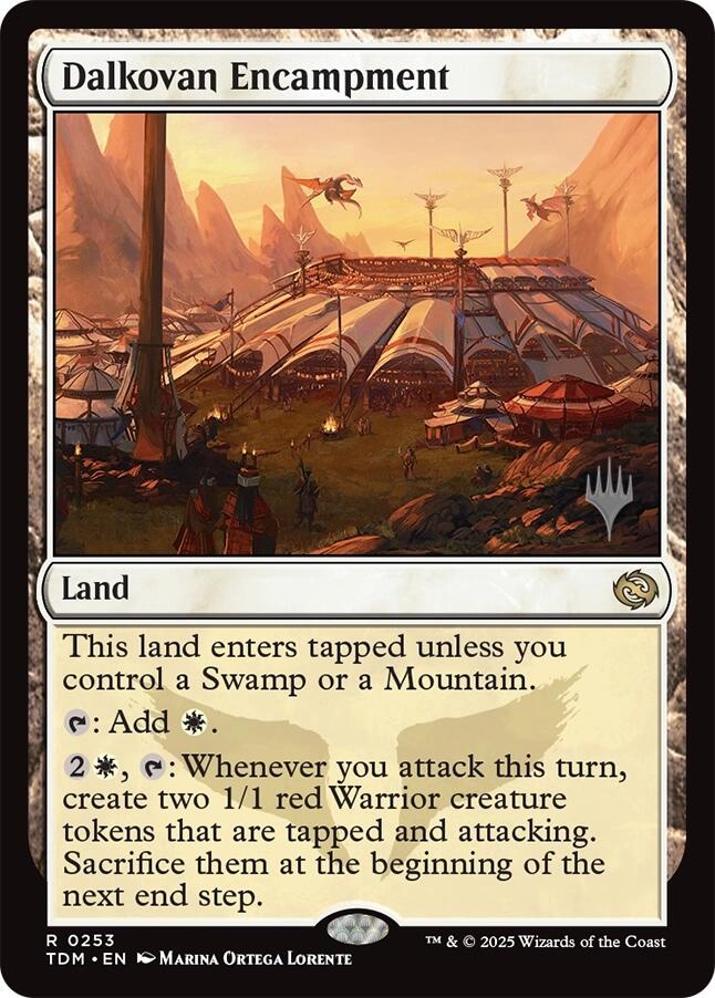 Dalkovan Encampment [Tarkir: Dragonstorm Promos] | Galactic Gamez
