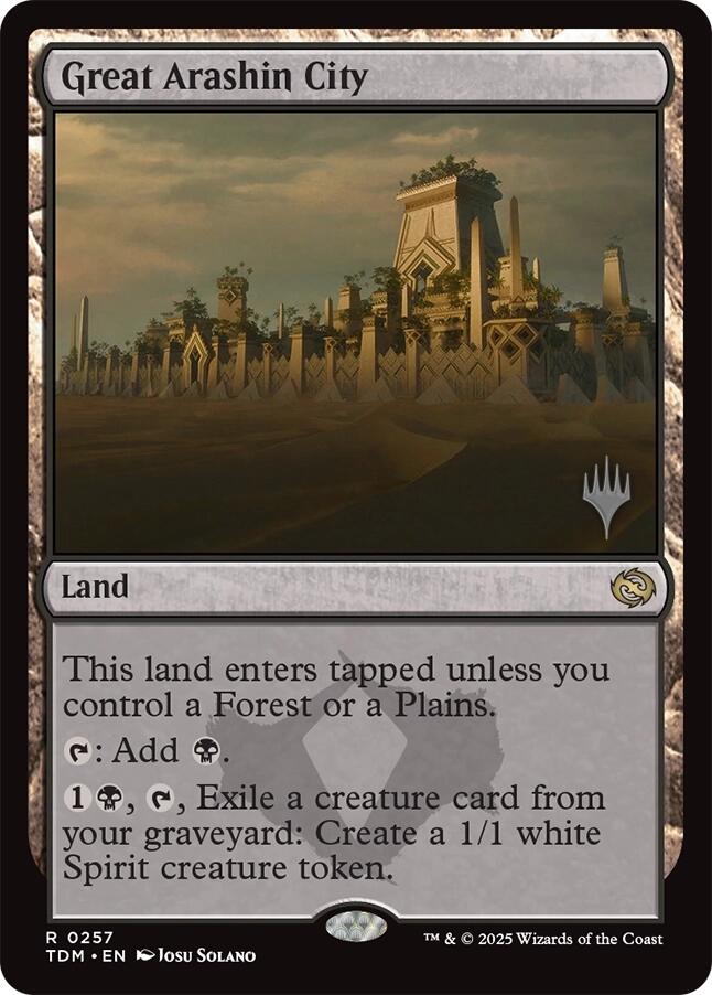 Great Arashin City [Tarkir: Dragonstorm Promos] | Galactic Gamez