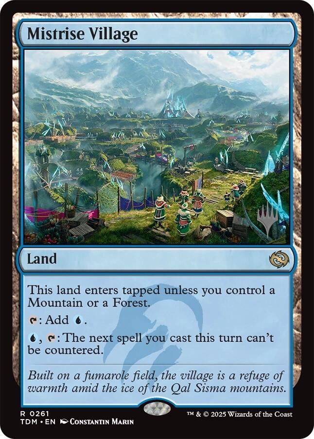 Mistrise Village [Tarkir: Dragonstorm Promos] | Galactic Gamez