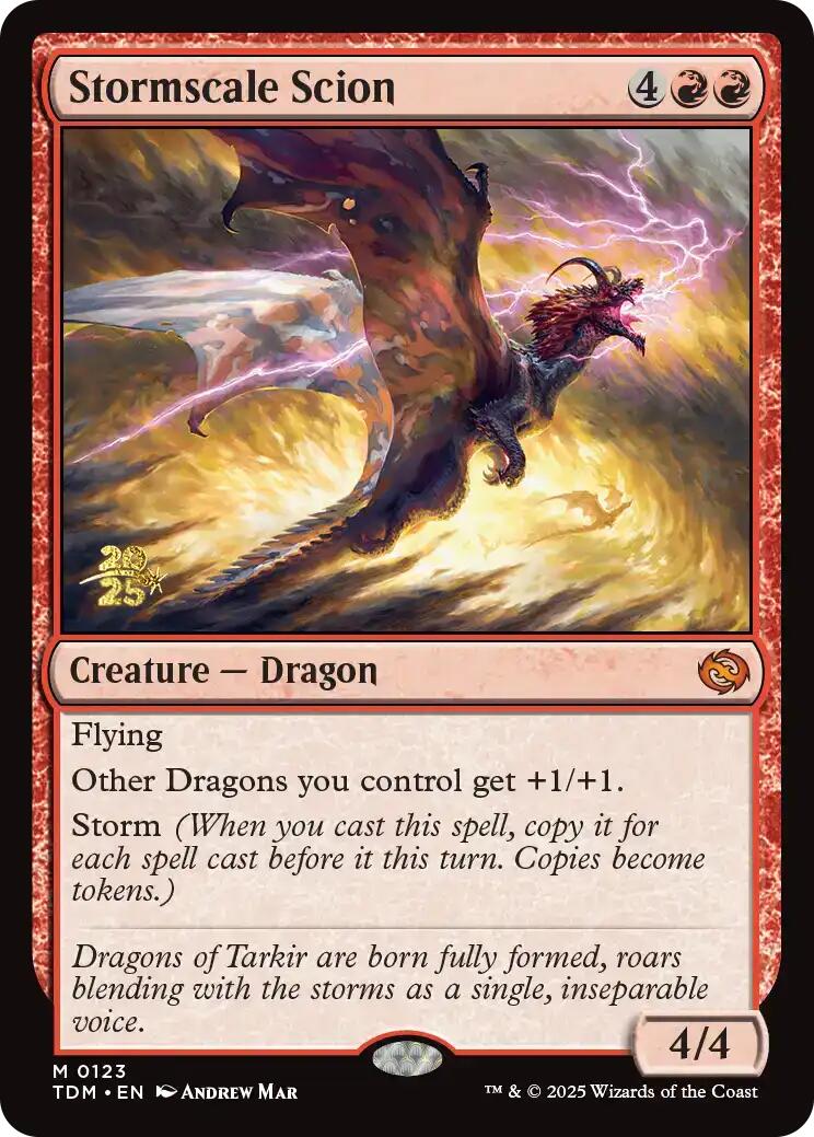 Stormscale Scion [Tarkir: Dragonstorm Prerelease Promos] | Galactic Gamez