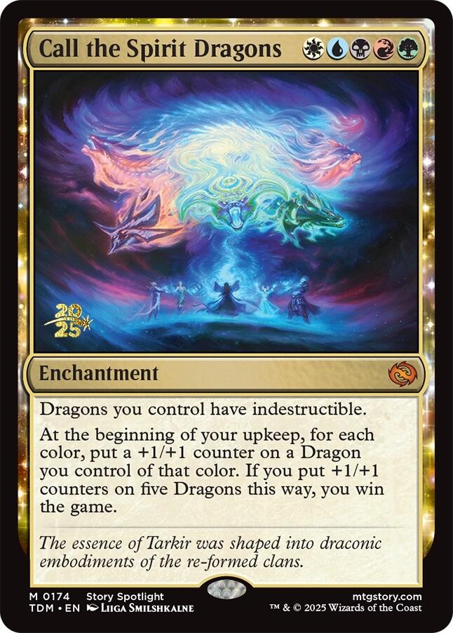Call the Spirit Dragons [Tarkir: Dragonstorm Prerelease Promos] | Galactic Gamez