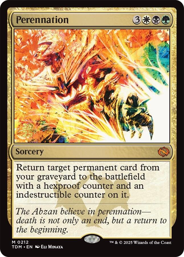 Perennation [Tarkir: Dragonstorm Prerelease Promos] | Galactic Gamez
