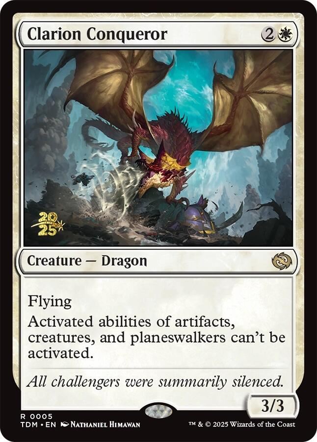 Clarion Conqueror [Tarkir: Dragonstorm Prerelease Promos] | Galactic Gamez