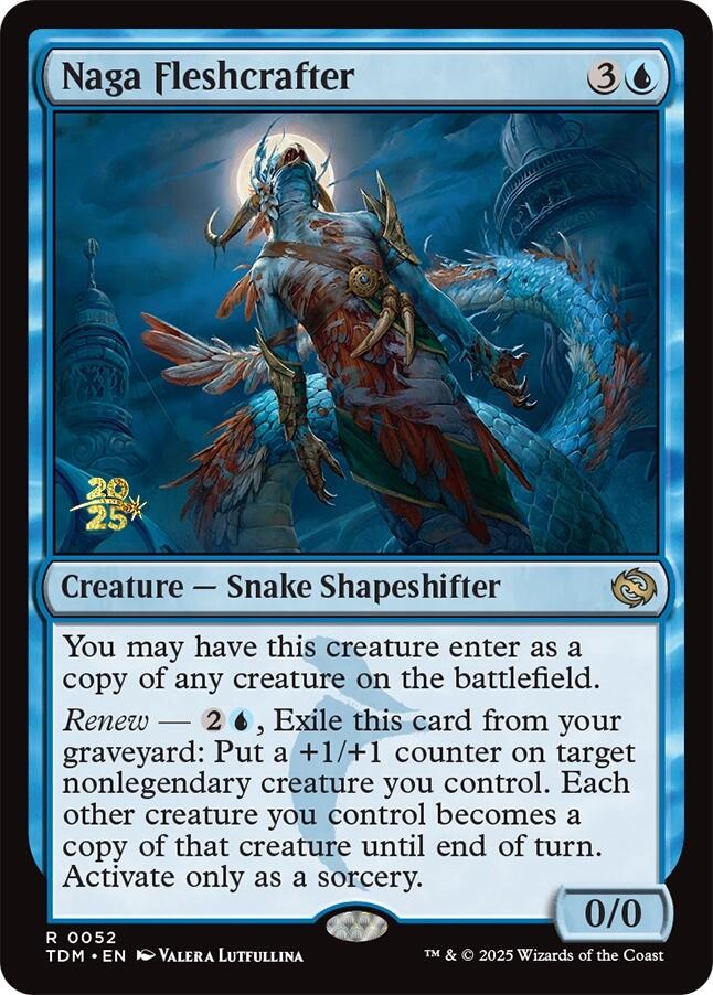 Naga Fleshcrafter [Tarkir: Dragonstorm Prerelease Promos] | Galactic Gamez