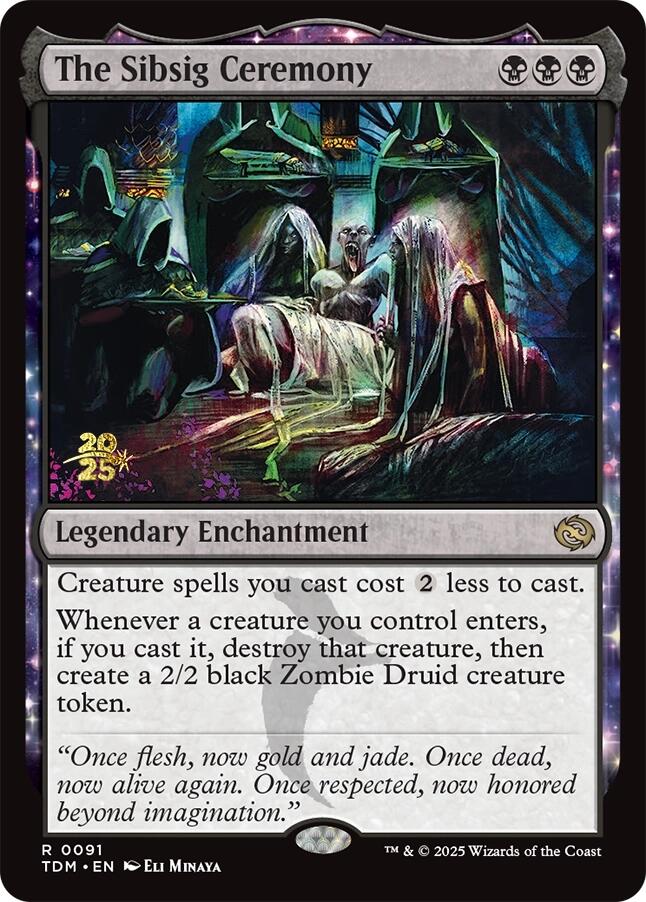 The Sibsig Ceremony [Tarkir: Dragonstorm Prerelease Promos] | Galactic Gamez