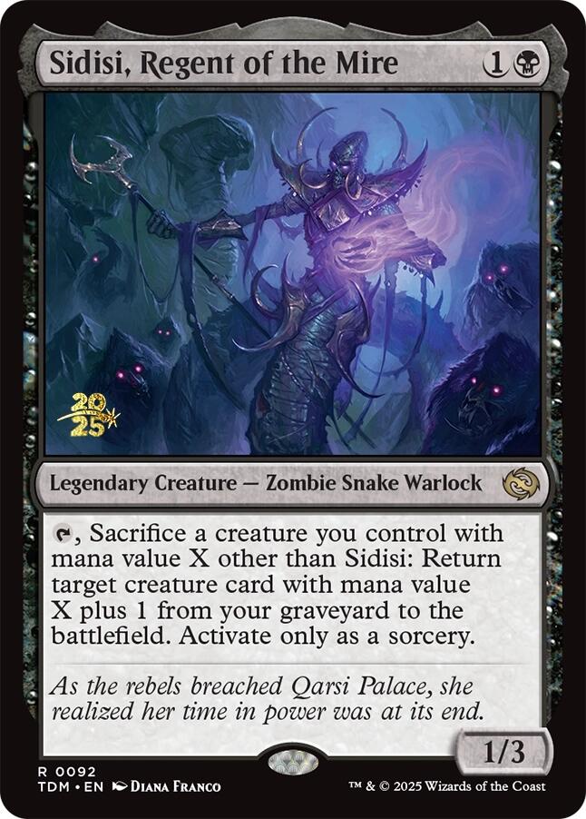 Sidisi, Regent of the Mire [Tarkir: Dragonstorm Prerelease Promos] | Galactic Gamez