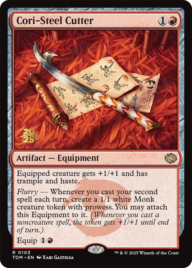 Cori-Steel Cutter [Tarkir: Dragonstorm Prerelease Promos] | Galactic Gamez