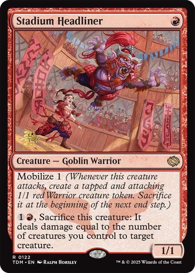 Stadium Headliner [Tarkir: Dragonstorm Prerelease Promos] | Galactic Gamez