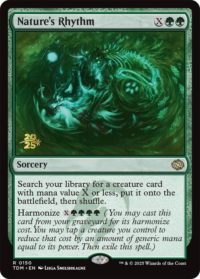 Nature's Rhythm [Tarkir: Dragonstorm Prerelease Promos] | Galactic Gamez