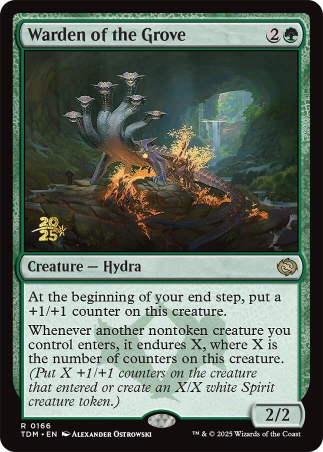 Warden of the Grove [Tarkir: Dragonstorm Prerelease Promos] | Galactic Gamez