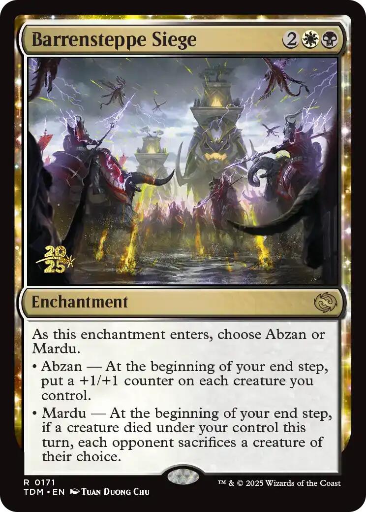 Barrensteppe Siege [Tarkir: Dragonstorm Prerelease Promos] | Galactic Gamez