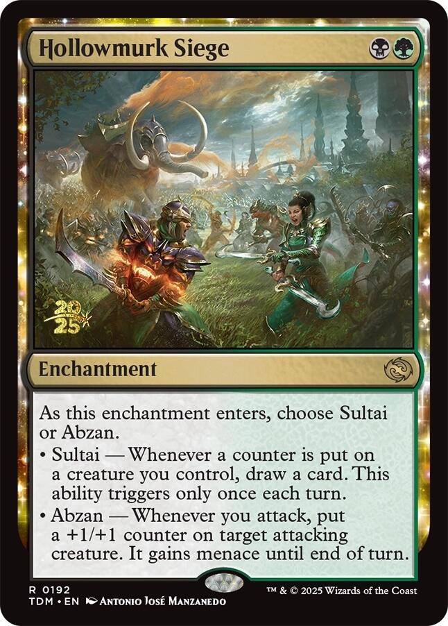Hollowmurk Siege [Tarkir: Dragonstorm Prerelease Promos] | Galactic Gamez