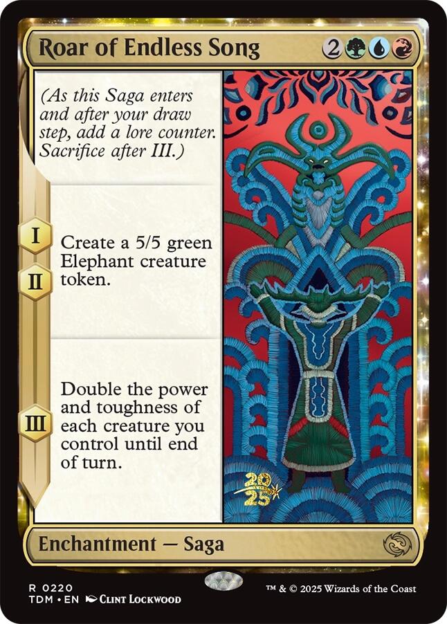 Roar of Endless Song [Tarkir: Dragonstorm Prerelease Promos] | Galactic Gamez