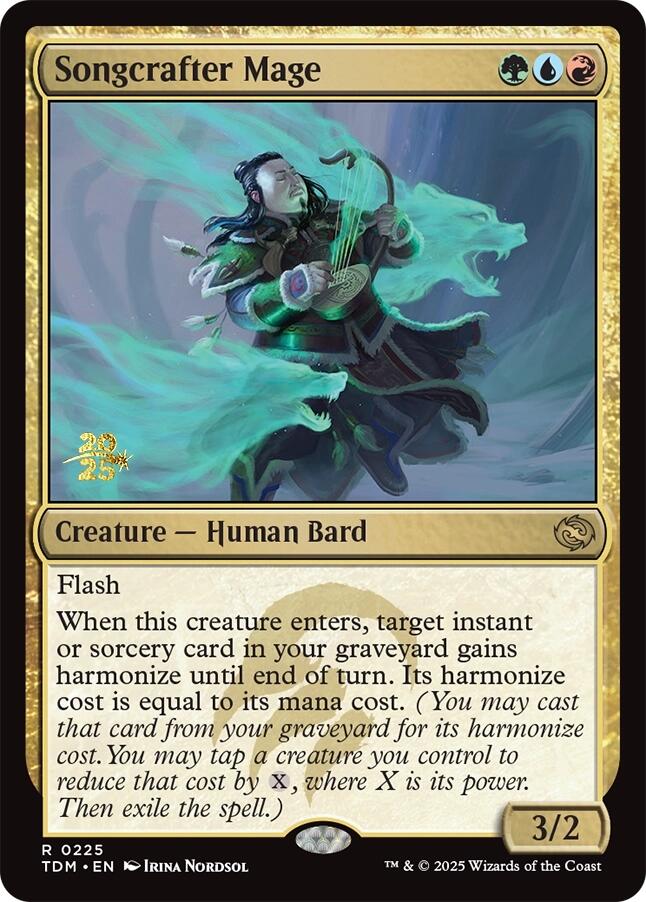 Songcrafter Mage [Tarkir: Dragonstorm Prerelease Promos] | Galactic Gamez