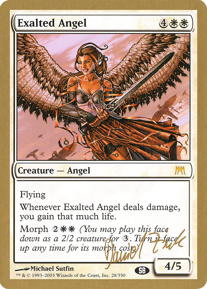 Exalted Angel (Daniel Zink) (SB) [World Championship Decks 2003] | Galactic Gamez