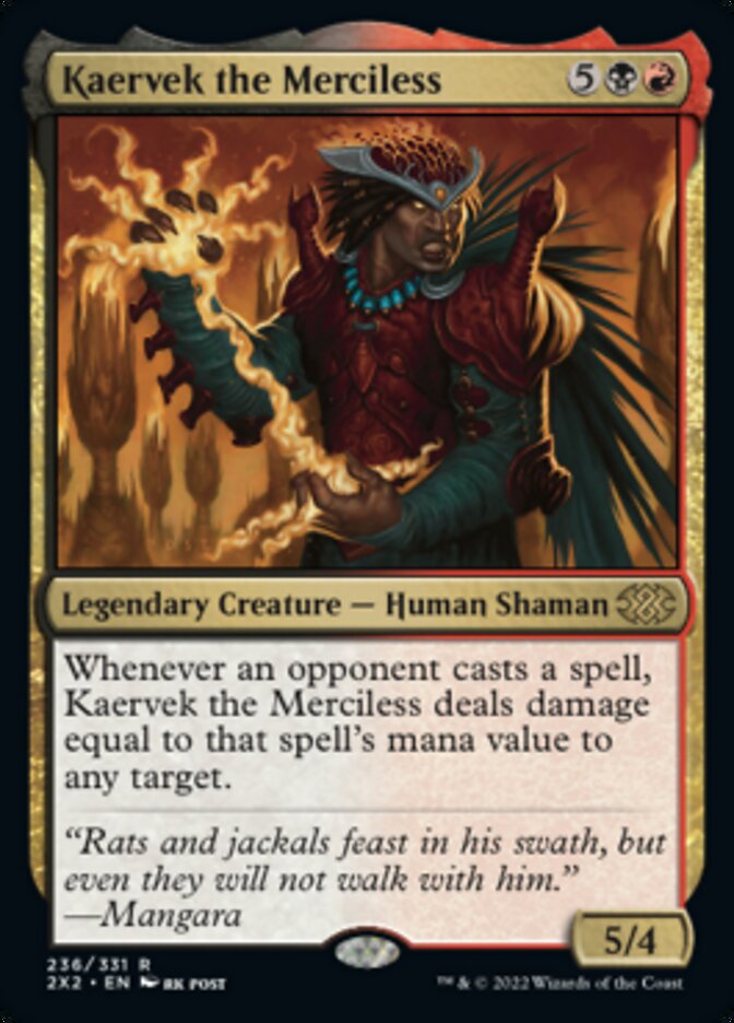 Kaervek the Merciless [Double Masters 2022] | Galactic Gamez