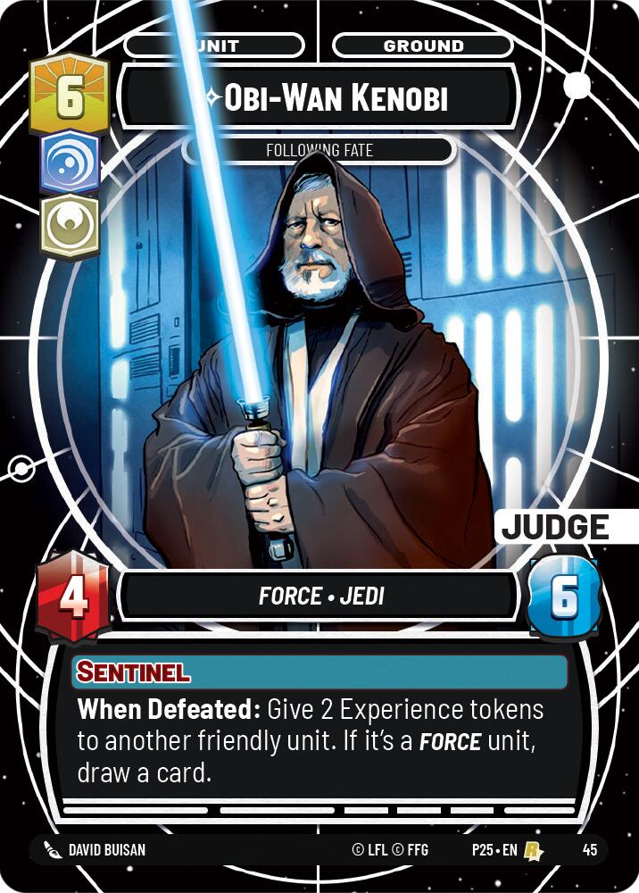Obi-Wan Kenobi - Following Fate (45) (45) [Judge Promos] | Galactic Gamez