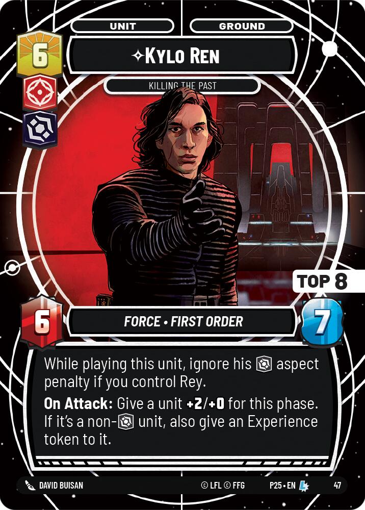 Kylo Ren - Killing the Past (47) (Top 8) (47) [Store Showdown Promos] | Galactic Gamez