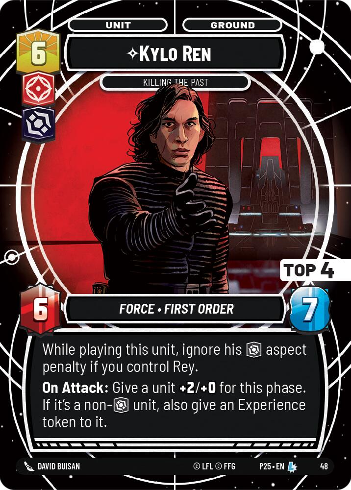 Kylo Ren - Killing the Past (48) (Top 4) (48) [Store Showdown Promos] | Galactic Gamez