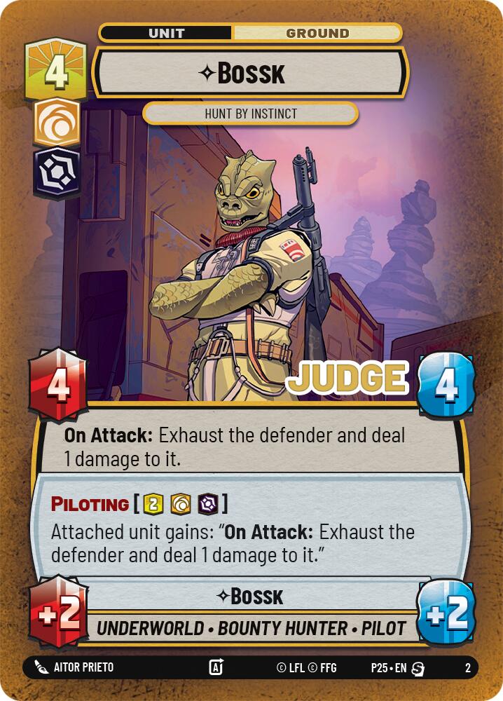 Bossk - Hunt By Instinct (2) (2) [Judge Promos] | Galactic Gamez