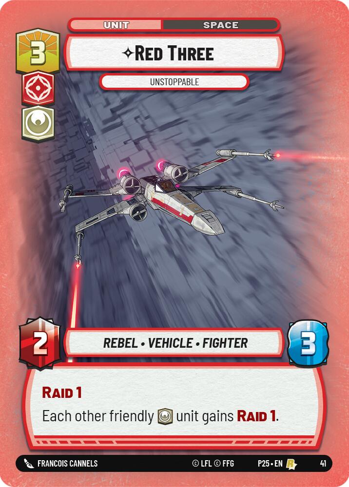 Red Three - Unstoppable (41) (41) [Store Showdown Promos] | Galactic Gamez