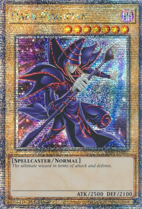 Dark Magician (New Art) [RA04-EN001] Quarter Century Secret Rare | Galactic Gamez