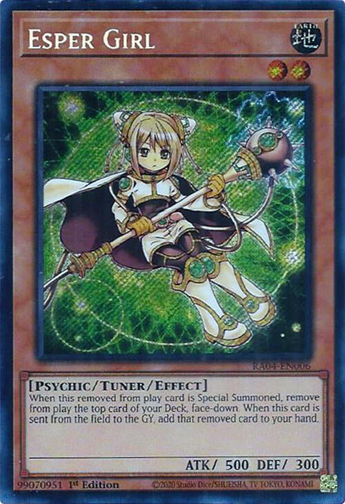 Esper Girl [RA04-EN006] Secret Rare | Galactic Gamez
