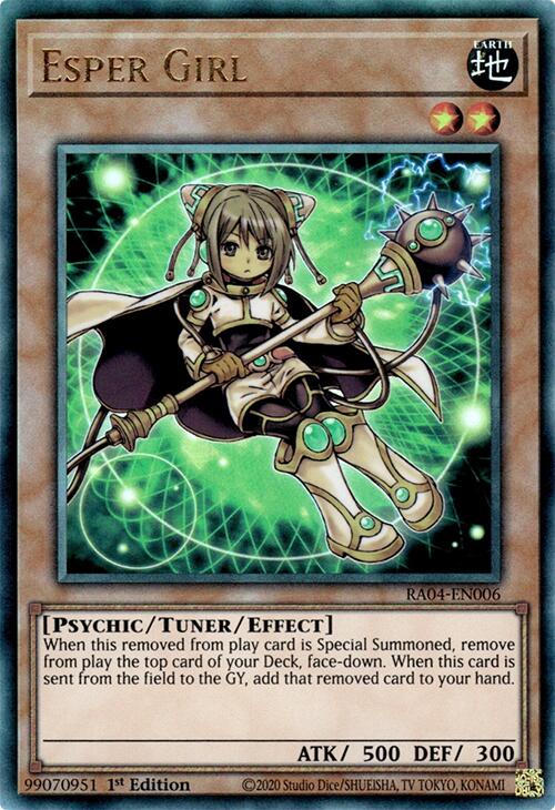 Esper Girl [RA04-EN006] Prismatic Ultimate Rare | Galactic Gamez