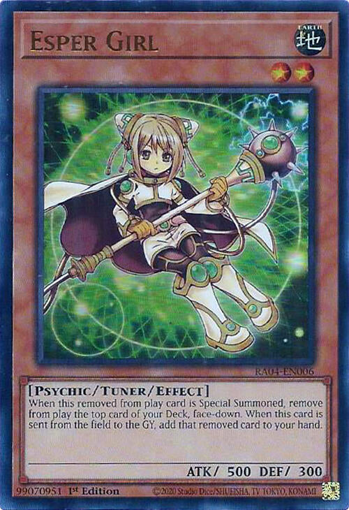 Esper Girl [RA04-EN006] Ultra Rare | Galactic Gamez