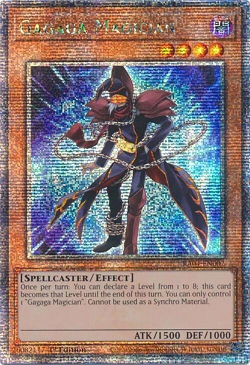 Gagaga Magician [RA04-EN007] Quarter Century Secret Rare | Galactic Gamez