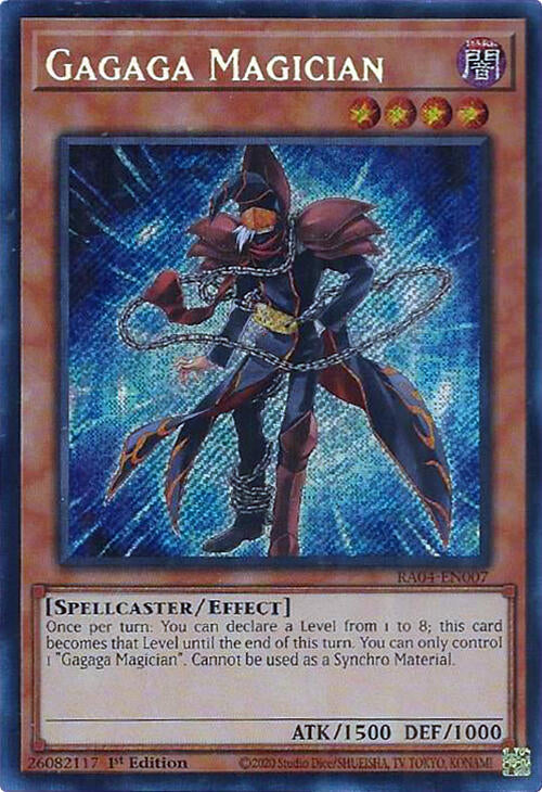 Gagaga Magician [RA04-EN007] Secret Rare | Galactic Gamez