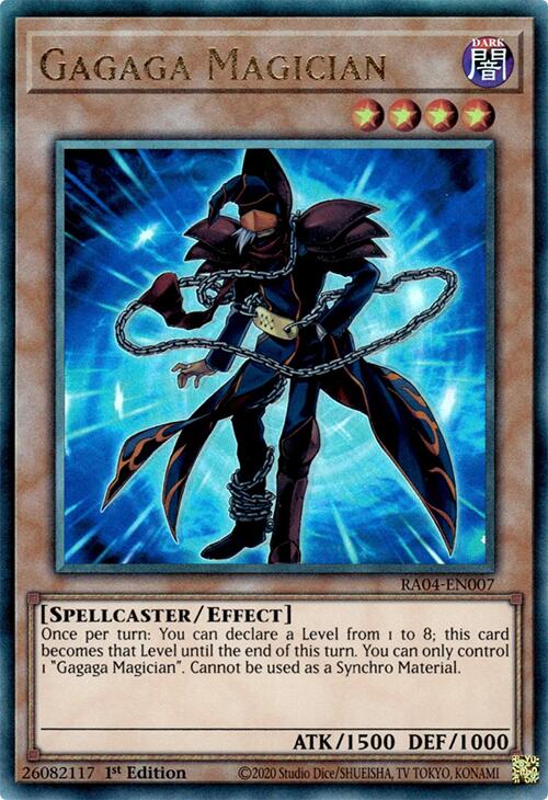Gagaga Magician [RA04-EN007] Prismatic Ultimate Rare | Galactic Gamez